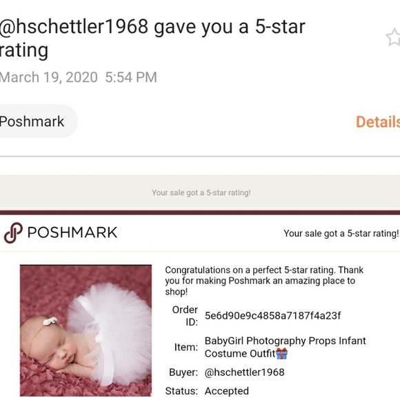 BabyGirl Photography Props Infant Costume Outfit🎁 - Picture 2 of 4